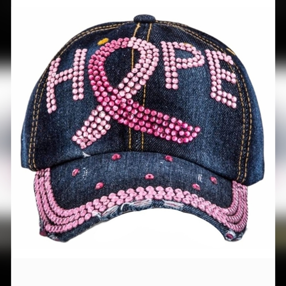 Breast Cancer Awareness Cap-Hope